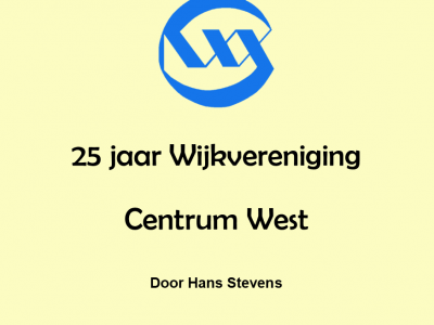 25 jaar wijkvereniging door Hans Stevens