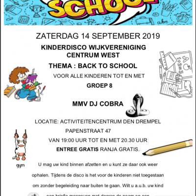 Kinderdisco Back To School