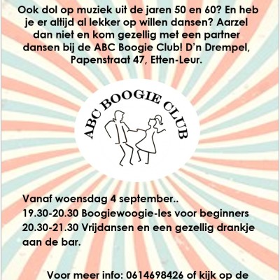 Boogiewoogie --Nieuw in Den Drempel--