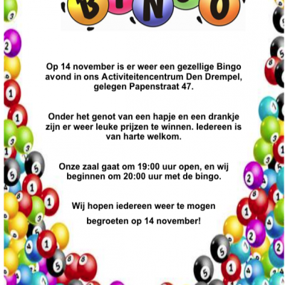 Bingo Avond Centrum West